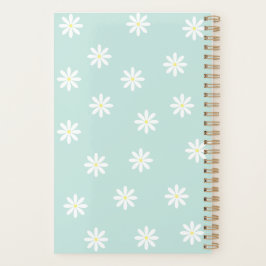 Daisy Bloom Planner – Zachte Blauwe Bloemige Omsla