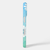 Daisy Blooms: Minimalistisch Bloempatroon Case-Mate iPhone Case (Achterkant / Rechts)