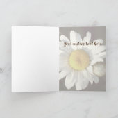 Daisy Blossom Carte de voeux Anniversaire (Intérieur)