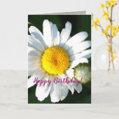 Daisy Blossom Carte de voeux Anniversaire (Fleur jaune)