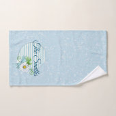 Daisy Blue Patch Aangepast Bad Handdoek (Handdoek)