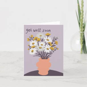 Daisy Boeket CUSTOM Get Well Binnenkort Kaart