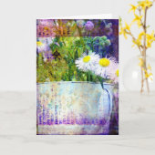 Daisy Boeket, Verjaardag Kaart (Gele Bloem)