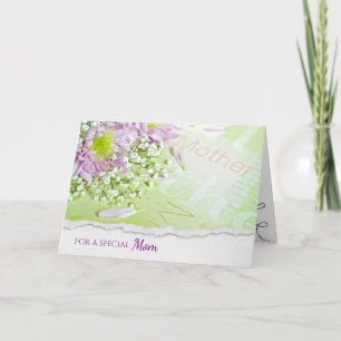 Daisy boeket voor mama's verjaardag kaart