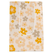 Daisy Boho Floral 1e verjaardag Medium Cadeauzakje (Achterkant)