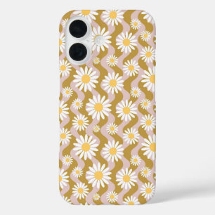 Daisy Boho Floral iPhone 16 Hoesje