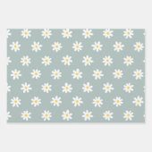 Daisy Boho Floral Inpakpapier Vel (Voorkant)