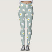 Daisy Boho Floral  Leggings (Voorkant)