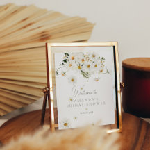 Daisy Boho Wildflower Modern Bridal Welkom