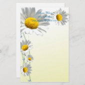 Daisy Border Station Briefpapier (Voorkant / Achterkant)