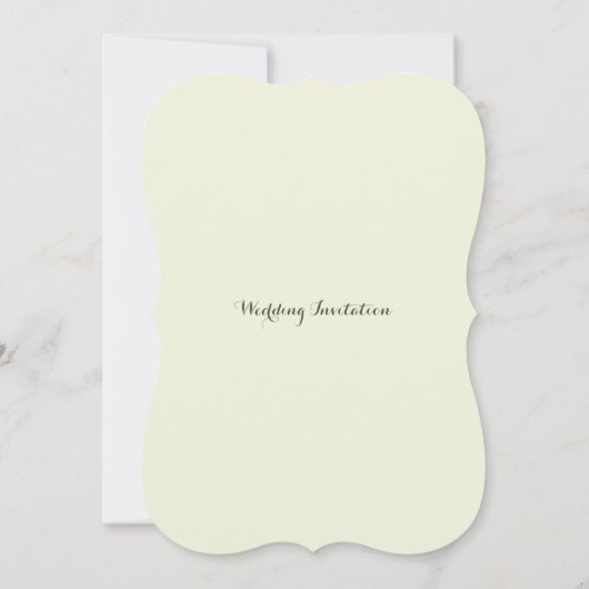 Daisy Bouquet Faire-part de mariage blanc (Dos)