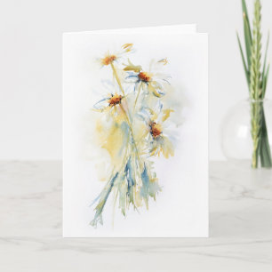 Daisy Bouquet - Fine Art Groetjes Kaart