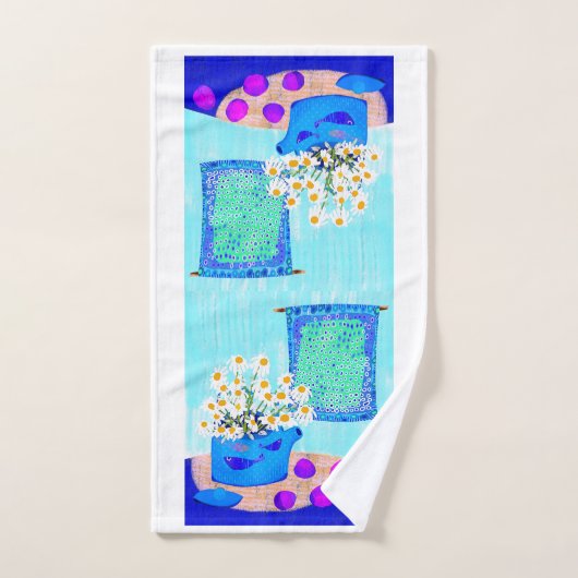 Daisy Bouquet Hand Towel Handdoek (Handdoek)
