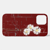 daisy bouquet op rode steen Case-Mate iPhone case (Achterkant (horizontaal))
