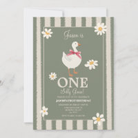 Daisy Boys Gekke Goose Thema Verjaardag Uitnodigen