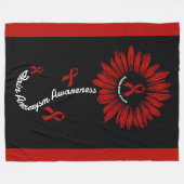 Daisy...Brain Aneurysm Fleece Deken (Voorkant (Horizontaal))