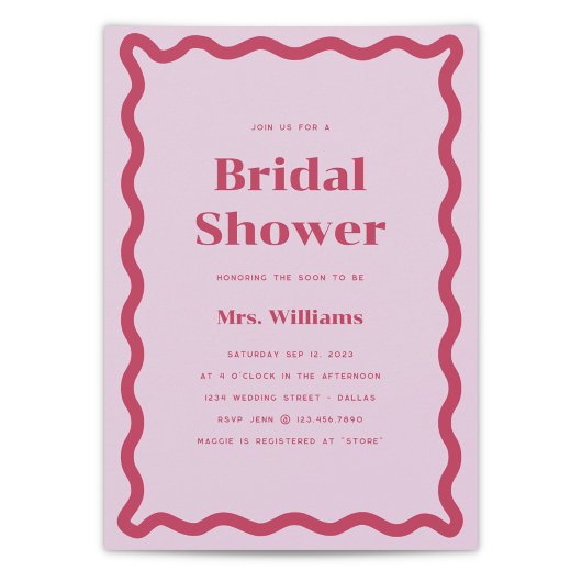 Daisy Bridal Shower Invitation Kaart