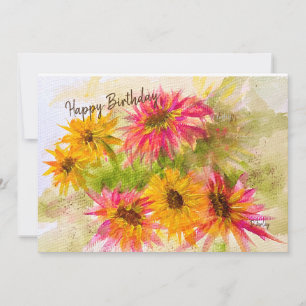 Daisy Bright Flat Card Bedankkaart