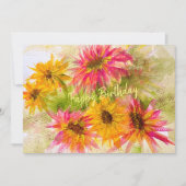 Daisy Bright Flat Card Bedankkaart (Voorkant)
