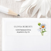 Daisy bruidsmeisje feest Return Address Label (Insitu)