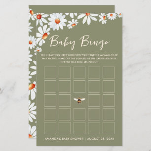 Daisy & Bumblebee Baby Bingo