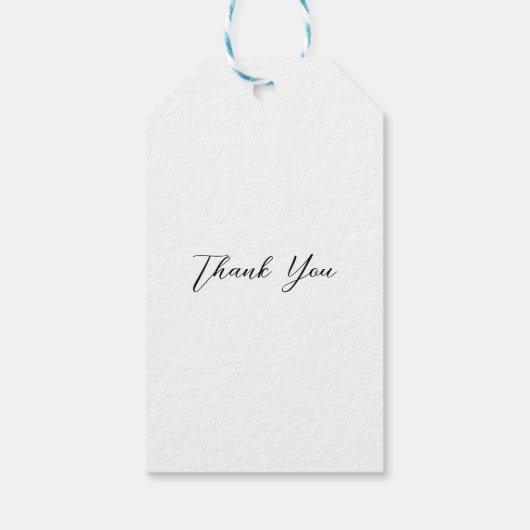 Daisy Bundle Aangepaste tekst Cadeaulabel (Achterkant)