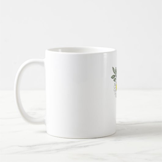 Daisy Bundle Custom Text Mug (Gauche)
