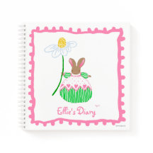 Daisy Bunny Diary 8,5 x 8,5-inch Spiral Notitieboe