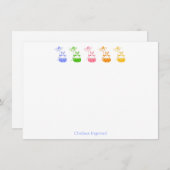 Daisy Bunny Note Cards Bedankkaart (Voorkant / Achterkant)