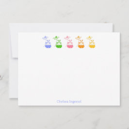 Daisy Bunny Note Cards Bedankkaart