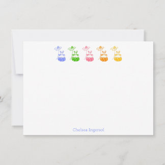 Daisy Bunny Note Cards Bedankkaart