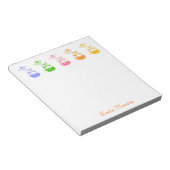 Daisy bunny note notitieblok (Schuin)