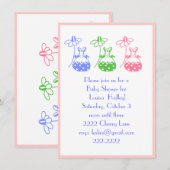 Daisy bunny uitnodiging (Voorkant / Achterkant)