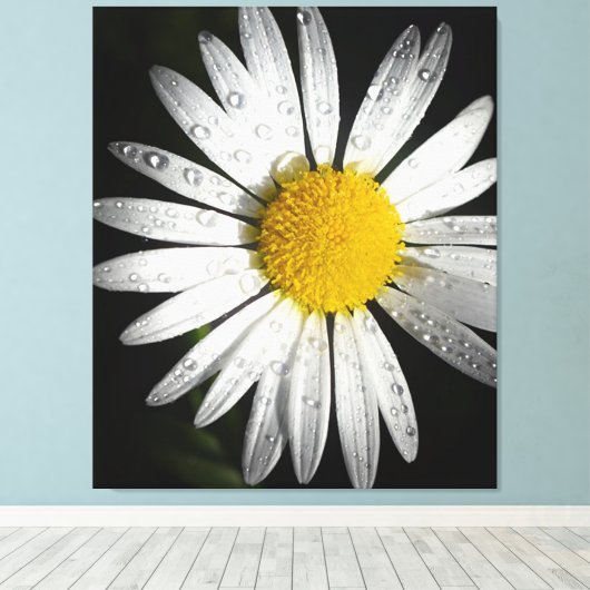 Daisy Canvas Afdruk (Insitu (Houten vloer))
