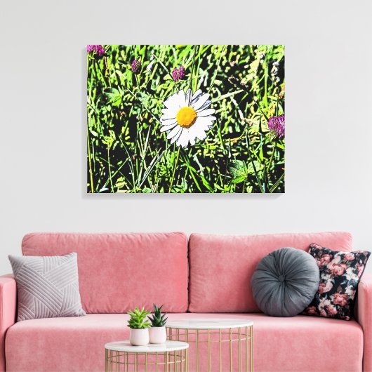 Daisy Canvas Afdruk (Insitu (Woonkamer))