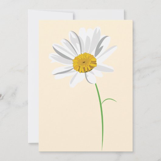 Daisy Card Bedankkaart (Voorkant)