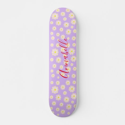 Daisy Cartoon Peinture Skateboard (Devant)