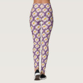 Daisy chains bloem kunst patroon leggings (Achterkant)