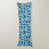 Daisy Chains on Blue, Custom Body Pillow Lichaamskussen (Voorkant Verticaal)