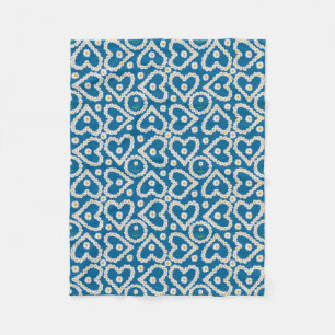 Daisy Chains op Blue, Fleece Blanket Deken
