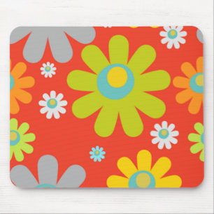 daisy cherry red mousepad muismat