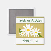 Daisy Clean Dirty Indicateur Lave-vaisselle Magnet (Recto/Verso)