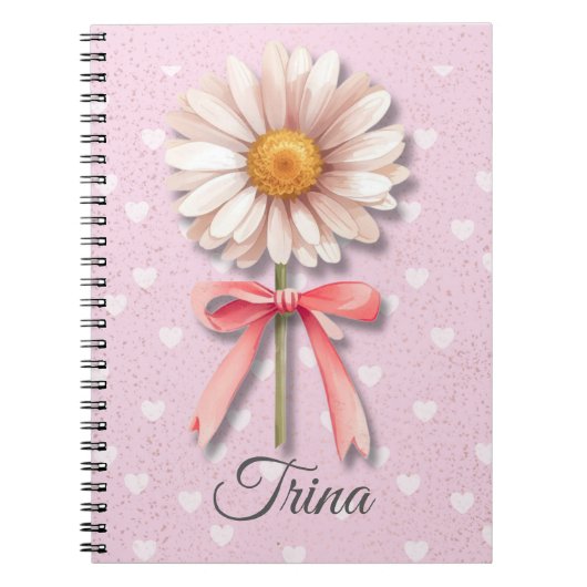 Daisy Coquette Notebook | Pink Aesthetic Journal (Devant)