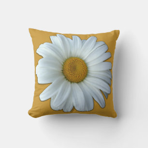 Daisy Coussin Blue Daisy Coussin Flower Decor
