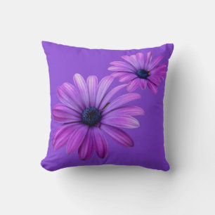 Daisy Coussin Blue Daisy Coussin Flower Decor