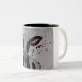 DAISY Cow Tweekleurige Koffiemok (Voorkant rechts)