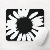 Daisy Crazy - Muismat zwart-wit (Met muis)