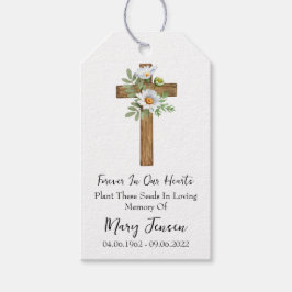 Daisy Cross Memorial Funeral Seed Packet Cadeaulabel