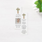 Daisy Cross Photo Funeral Bookmark (Bureau)