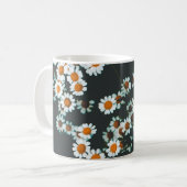Daisy Daisies Floral Koffiemok (Voorkant links)